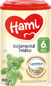 Hami 6+, kojenecké mléko od šestého ukončeného měsíce