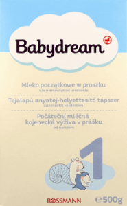 Babydream počáteční kojenecké mléko 1