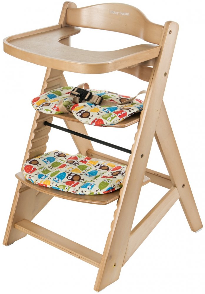 Dřevěná rostoucí jídelní židlička Sun Baby Woody